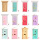 Opening External 4 Panel Wooden Door W. Hardwares  - Hardwares Are Need To Be