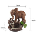 Elephant Backflow Incense Burner Incense Censer Use In Home Office Holder C