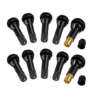 TR413 Snap-in Rubber Tubeless Tire Valve Stems for Car Motorcycle (10pcs)