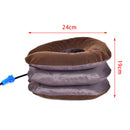 U-Shape Massage Pillow Travel Airplane Air Inflatable Neck Pillow Car Head Neck-