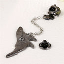 Enamel Collar Space Astronaut Pin Brooch Whales Cartoon Badge Booch Jewelry M&E