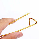 4 Sizes/Set  Aluminum Stitch Holders Pins Knit Knitting Needles Crochet Hooks 4x