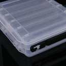 Double Sided Ten Compartment Box Wooden Shrimp Box Fishing Bait Box
