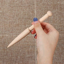 2Pc Diy Weaving Tool Wood Woven Sweater Scarf Tapestry Bobbin Stick Single