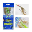 Sea Luminous Soft Shrimp Fishing Hook Lure String Hooks Bait Tackle S8Z4