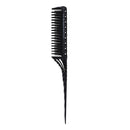 Anti-static Hairdressing Comb Hair Trimmer Comb for Hair Styling (Black)