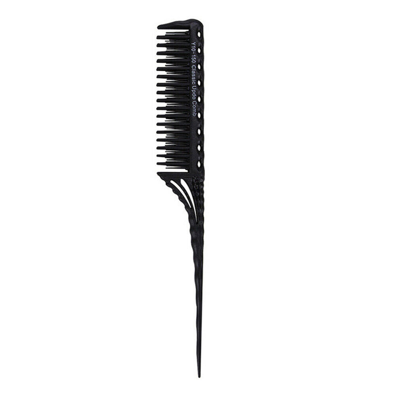 Anti-static Hairdressing Comb Hair Trimmer Comb for Hair Styling (Black)