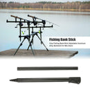 Carp Fishing Bank Stick Adjustable Aluminum Alloy Bankstick for Bite Alarm