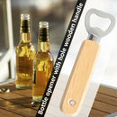 Creative Gift Beer Wine Bottle Opener Stainless Steel Rubber Handle Starter