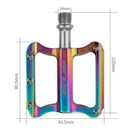 Colorful Aluminum Alloy Bike Bicycle Pedals Mountain Bike Parts Accessories