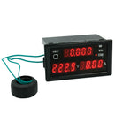 2X(Dl69-2048 Digital Display Lcd Multifunctional Ac Voltmeter Ammeter Volta