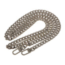 Replacement Chain Strap Purse Handbag Handle for Shoulder Bag Chain Grey