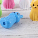 5Pcs/set Cartoon Mini Candy Color Animal Cat Pencil Sharpeners Pencil Cut JR