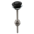 100mm Black Latch Protector Bonnet Push Button Quick Release Hood Pins Lock