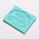 Happy Birthday Silicone Mould Cake Decor Lace Impression Mat Baking Mold JR