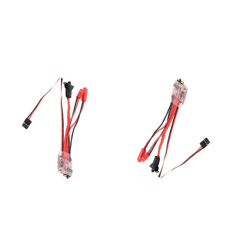2 Piece Brush Motor Speed Controller ESC for RC Crawler Car Accessories