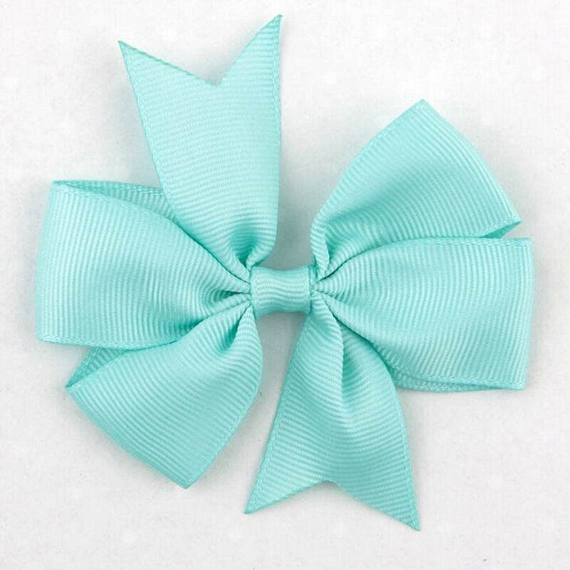 18Pcs/Bag Hair Bows Kids Cloth Ribbon Boutique Lovely No Clips for Baby Girls gg