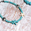 4 Pieces Summer Charm Bracelet Set Handmade Unique Design Friendship Bohemi