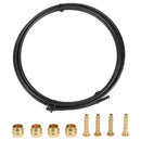Bicycle Hydraulic Disc Brake Oil Tube Bike Brake Pipe for Shimano (Black)