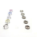 50pcs of 9.5mm Hollow Five-Prong Buckle +  Stainless Steel Pressure pliers IKN