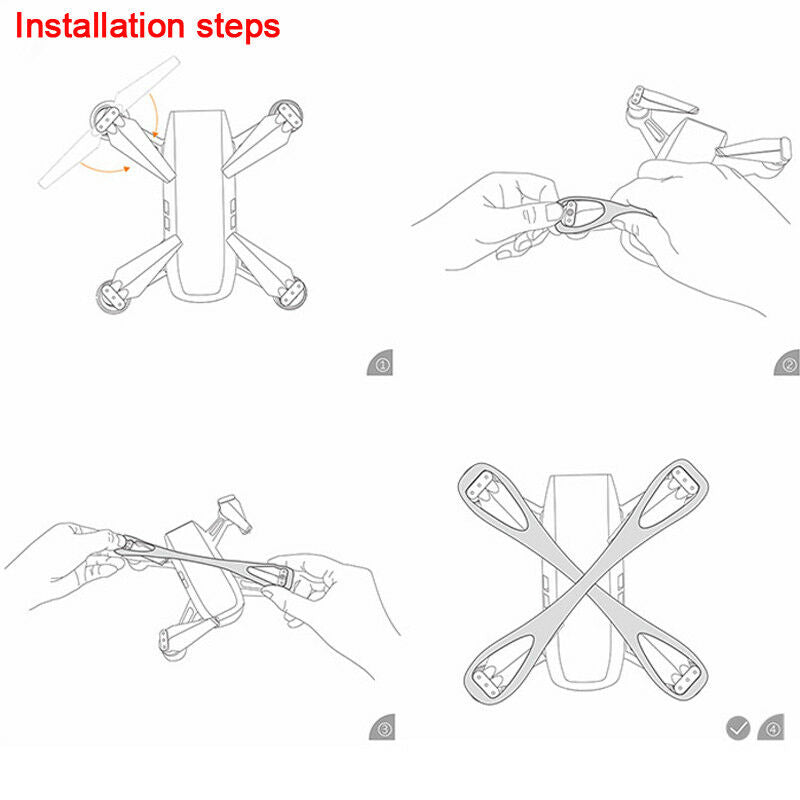 Fixed Part Holder Propeller Props Stabilizer Motor Protector For DJI Spark Drone