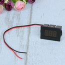 0.36inch LED Digital Voltmeter DC 4.5-30V Two Line Volt Meter(Blue)