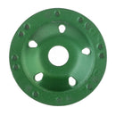 Green 80mm Diamond Grinding Cup Wheel Stone Bricks Concrete Sanding Disc