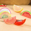2PCS Novelty Fruit Plastic Pencil Sharpener Pencil Cutter School Supplies A G2W4