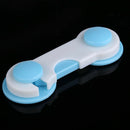 20pcs Set Door Drawers Wardrobe Todder Kids Baby Safety Plastic Lock Blue A
