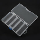 Transparent Plastic Fishing Lure Bait Box Storage Organizer Container Case G1Q1