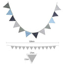12 Flags 3.2m Dots Print Pennant Flag Bunting Wedding Festival Decor Banner