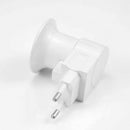 Button On-off Control E27 LED Socket To EU Plug Adapter Lamps Light Bulb Ho H6G8