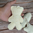 Cartoon loofah exfoliating facial cleanser shower, double-sided scrubbing b