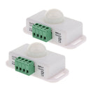 2 x 120 Degree DC 12V/24V 8A Body Infrared PIR Motion Sensor Switch LED Light