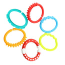 12pcs Baby Teething Rings BPA Free Silicone Teether Bracelet - Sensory Rings