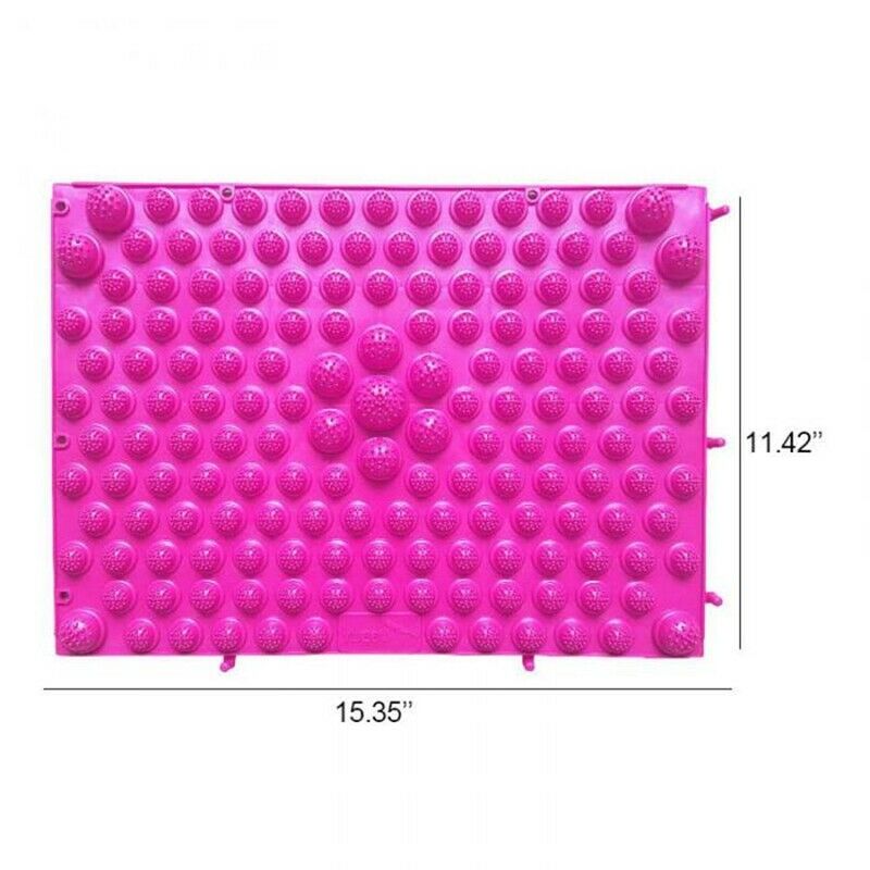 New Durable Reflexology Foot Massage Pad Toe Pressure Blood Circulation Pla H7Q4