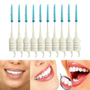 200pcs Double Floss Head Hygiene Dental Plastic Interdental Brush Toothpick