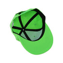 Plain Re-entry Hip-Hop Baseball Cap Boy Adjustable Hat Fruit green