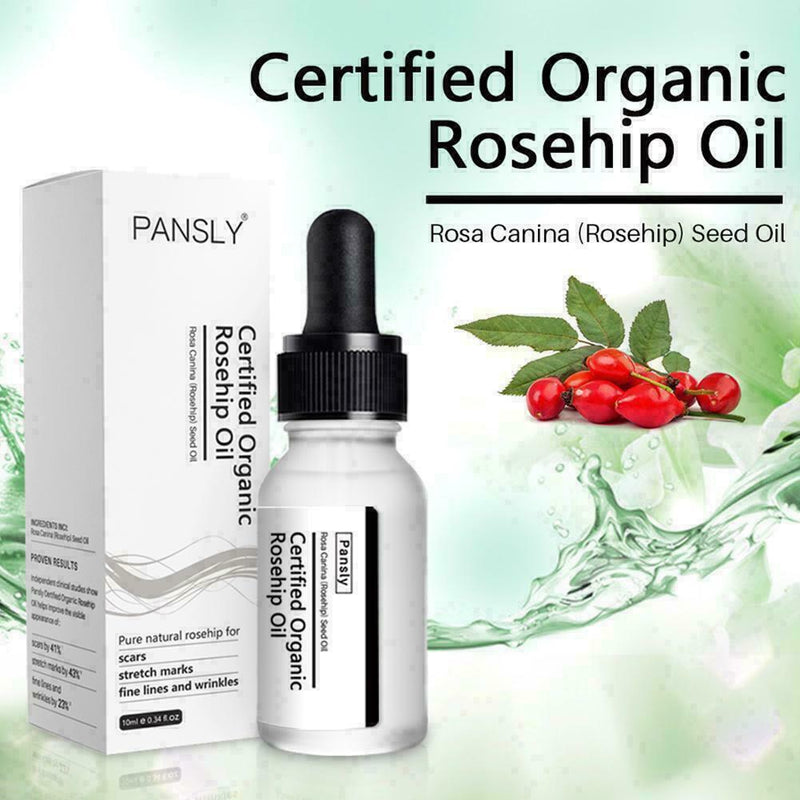 Rosehip Oil Moisturizing Essential Oil Rose Hip Skin Scars Acne Care Serum G1A2