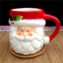 Green + Coffee Vessel Christmas Cartoons Ceramic Cups Milk Coffee Water cup