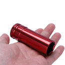 Alloy Wheel 1/2" Drive 21mm Set Thin Wall Deep Impact Nut Socket Red M8F6