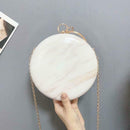 Women's Evening Shoulder Bag Bridal Clutch Wedding Party Prom Round Handbag