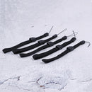 5x Black wrist strap lanyard hand grip string for nintendo wii remote controllLJ