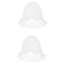 2pcs Unique Design Replacement Glass Shades for Wall Lights & Ceiling Fan Lights