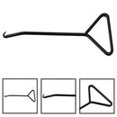 1X(Motorcycle Bicycle T-Handle Spring Hook Exhaust Stand Puller Stainless S