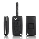 2 Buttons Case V2 Car Key Control Cover for PEUGEOT 207 307 308 407 607 U7D9