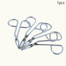 Eyebrow Tweezer Clamp Tool Scissors Eye Make Up Hair Removal Grooming Y F4K F0Z8