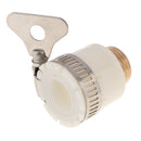 Universal Car Watering Water Hose Pipe Tap WHITE Connector Adaptor Fitting