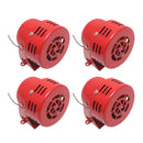 4x 3'' Metal Car Truck 1950's Electric Motor Driven Air Raid Siren