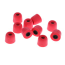 Earbud Memory Foam Eartips Earplug Tips For InEar Headphone 4.5mm Red + Blue